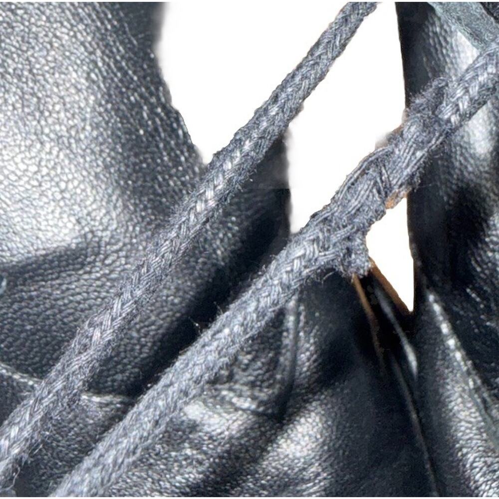 STUART WEITZMAN Woman’s Black Flat Leather Booties Made in Spain Size 9.5 M - Picture 10 of 15